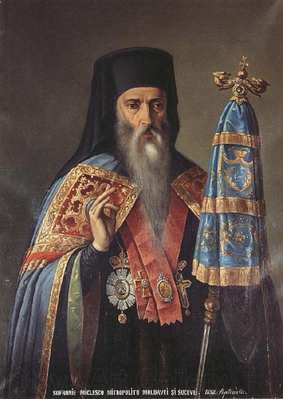 Nicolae Grigorescu The Metropolitan Bishop Sofronie Miclescu Germany oil painting art